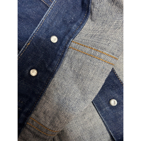 RARE Levi's White Tab 'Big E' Type 3 Vintage 60's/70's Denim Trucker Jean Jacket - Picture 15 of 15